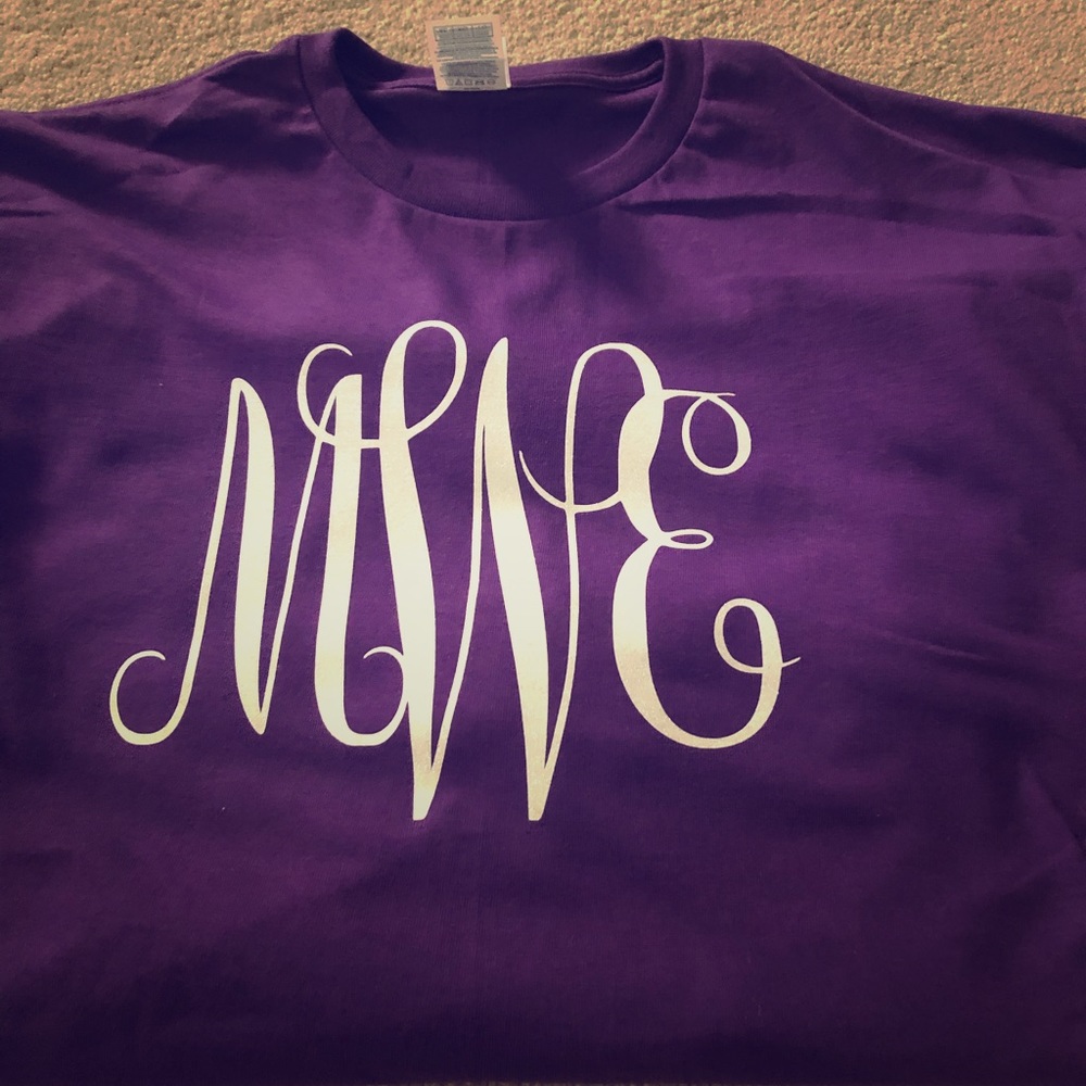 Custom Monogram T-shirts 😍❤️ Great price